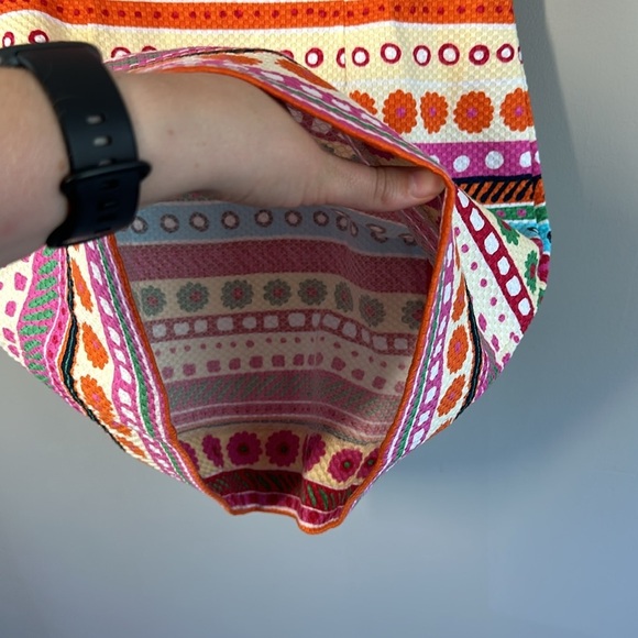 Talbots Sleeveless Textured Floral Sheath Dress Size 6P - Picture 9 of 13